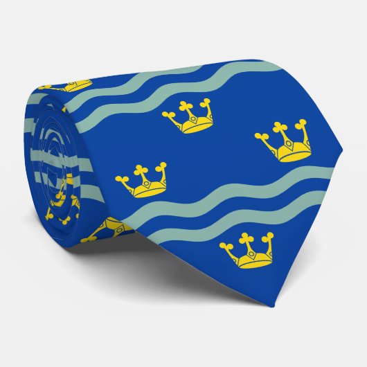 Vlag van het Stropdas Cambridgeshire (Opgerold)