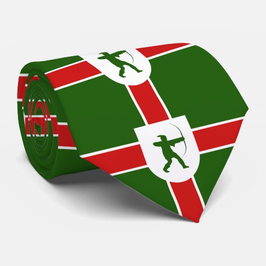 Vlag van het Stropdas Nottinghamshire (Opgerold)