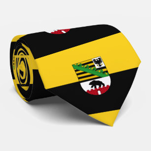 Vlag van het Stropdas Saksen-Anhalt