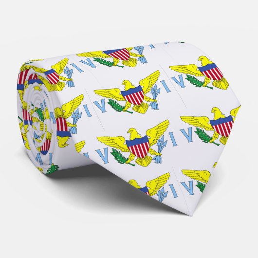 Vlag van het Stropdas van de Maagdeneilanden (Opgerold)