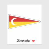 Vlag van het Sultanaat van Ajuran, Somalië Sticker (Vel)