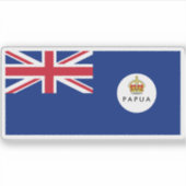 Vlag van het territorium Papoea Sticker (Voorkant)