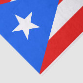 Vlag van het tijdschriftenpapier van Puerto Rico Tissuepapier (Detail)