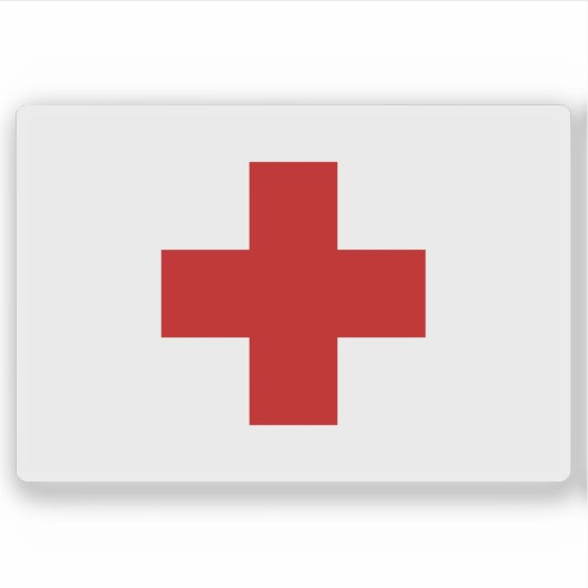 Vlag van het Tuʻi Tonga-rijk, Tonga (1862-1866) Sticker (Voorkant)