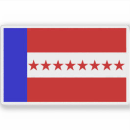 Vlag van het Tuamotu Koninkrijk (1832-1843) Sticker