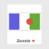 Vlag van het Twa volk Sticker (Vel)