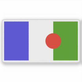 Vlag van het Twa volk Sticker