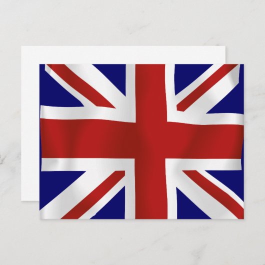 Vlag van het Verenigd Koninkrijk #2 Briefkaart (Voorkant / Achterkant)