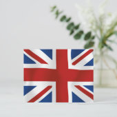 Vlag van het Verenigd Koninkrijk Briefkaart (Staand voorkant)