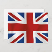 Vlag van het Verenigd Koninkrijk Briefkaart (Voorkant / Achterkant)