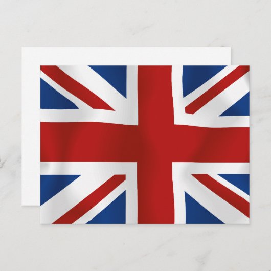 Vlag van het Verenigd Koninkrijk Briefkaart (Voorkant / Achterkant)