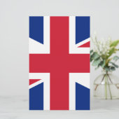 Vlag van het Verenigd Koninkrijk Briefpapier (Staand voorkant)