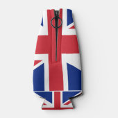 Vlag van het Verenigd Koninkrijk. De Unievaarster. Flesjeskoeler (Achterkant)