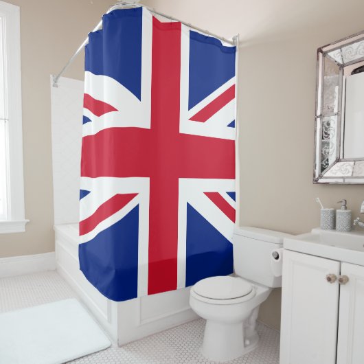 Vlag van het Verenigd Koninkrijk Douchegordijn (In situ)