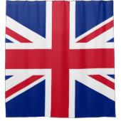 Vlag van het Verenigd Koninkrijk Douchegordijn (Voorkant)