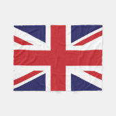 Vlag van het Verenigd Koninkrijk Fleece Deken (Voorkant (Horizontaal))