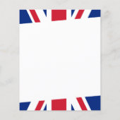 Vlag van het Verenigd Koninkrijk Flyer (Achterkant)