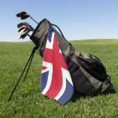 Vlag van het Verenigd Koninkrijk Golfhanddoek (Groen)
