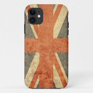 Vlag van het Verenigd Koninkrijk - Grunge Case-Mate iPhone Case