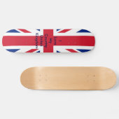 Vlag van het Verenigd Koninkrijk Het museum Zazzle Skateboard (Horizontaal)