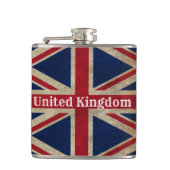 Vlag van het Verenigd Koninkrijk Heupfles (Voorkant)