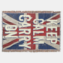  vlag van het Verenigd Koninkrijk "Inspirerend off Deken