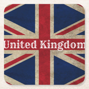 Vlag van het Verenigd Koninkrijk Kartonnen Onderzetters