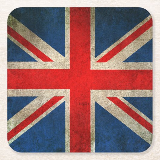 vlag van het Verenigd Koninkrijk Kartonnen Onderzetters (Voorkant)