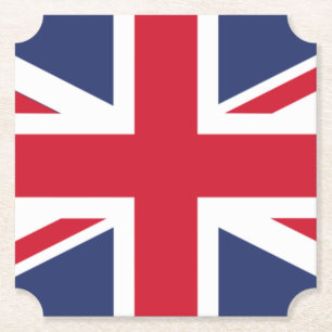 Vlag van het Verenigd Koninkrijk Kartonnen Onderzetters