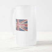 Vlag van het Verenigd Koninkrijk Matglas Bierpul (Voorkant links)