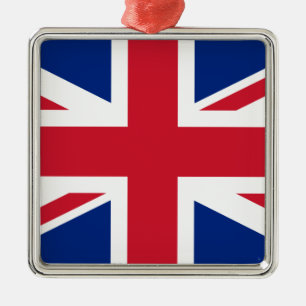 Vlag van het Verenigd Koninkrijk Metalen Ornament