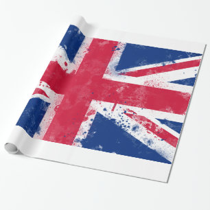 Vlag van het Verenigd Koninkrijk of Union Jack Cadeaupapier