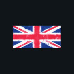 Vlag van het Verenigd Koninkrijk of van de EU-vlag Canvas Afdruk<br><div class="desc">Vlag van het Verenigd Koninkrijk of van de EU-vlag</div>