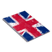 Vlag van het Verenigd Koninkrijk of van de EU-vlag Notitieboek (Rechterzijde)