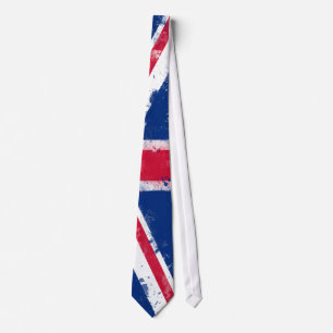 Vlag van het Verenigd Koninkrijk of van de EU-vlag Stropdas