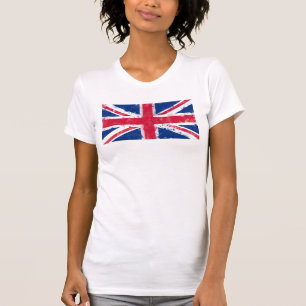 Vlag van het Verenigd Koninkrijk of van de EU-vlag T-shirt