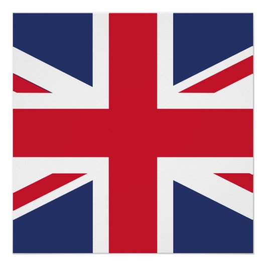 Vlag van het Verenigd Koninkrijk Perfect Poster (Voorkant)