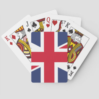 Vlag van het Verenigd Koninkrijk Pokerkaarten