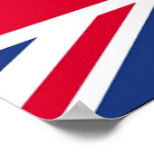 Vlag van het Verenigd Koninkrijk Poster (Hoek)