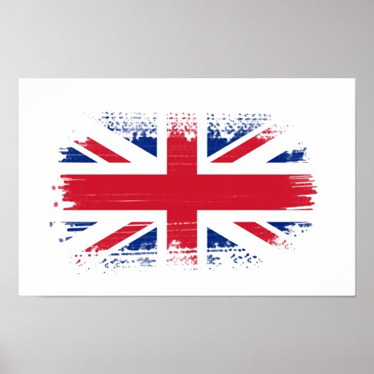 vlag van het Verenigd Koninkrijk Poster (Voorkant)