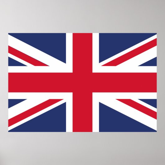 Vlag van het Verenigd Koninkrijk Poster (Voorkant)
