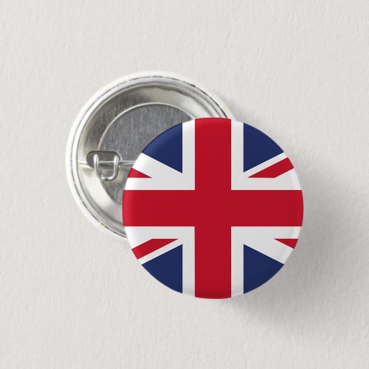 Vlag van het Verenigd Koninkrijk Ronde Button 3,2 Cm (Voorkant /achterkant)