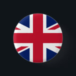 Vlag van het Verenigd Koninkrijk Ronde Button 3,2 Cm<br><div class="desc">De vlag van het Verenigd Koninkrijk staat bekend als Union Flag of Union Jack. Het vertegenwoordigt de vereniging van de drie historische koninkrijken van de Britse eilanden: Engeland,  Schotland en Ierland.</div>