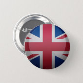 Vlag van het Verenigd Koninkrijk Ronde Button 5,7 Cm (Voorkant /achterkant)