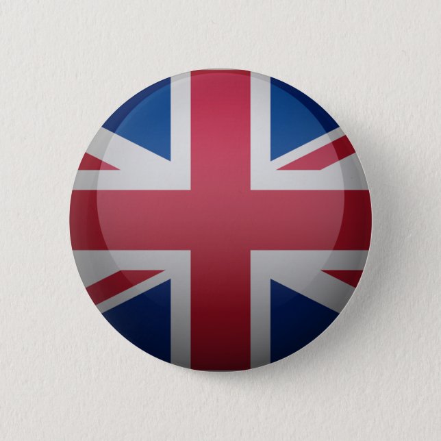 Vlag van het Verenigd Koninkrijk Ronde Button 5,7 Cm (Voorkant)