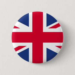 Vlag van het Verenigd Koninkrijk Ronde Button 5,7 Cm