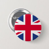 Vlag van het Verenigd Koninkrijk Ronde Button 5,7 Cm (Voorkant /achterkant)