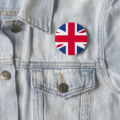 Vlag van het Verenigd Koninkrijk Ronde Button 5,7 Cm (In situ)