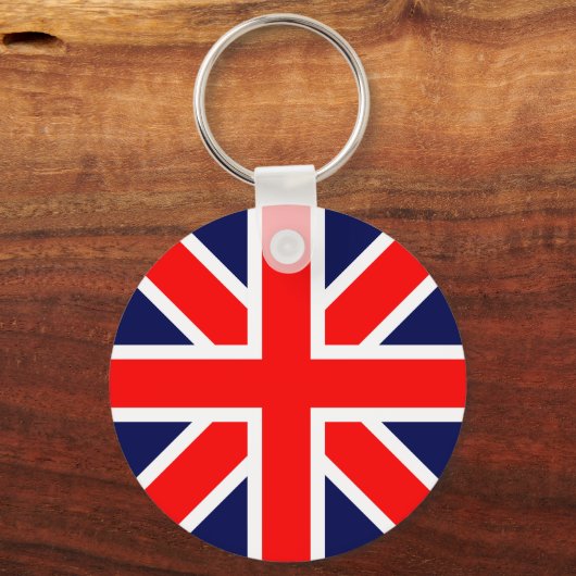 vlag van het Verenigd Koninkrijk. Sleutelhanger (Voorkant)