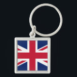 Vlag van het Verenigd Koninkrijk Sleutelhanger<br><div class="desc">De vlag van het Verenigd Koninkrijk staat bekend als Union Flag of Union Jack. Het vertegenwoordigt de vereniging van de drie historische koninkrijken van de Britse eilanden: Engeland,  Schotland en Ierland.</div>